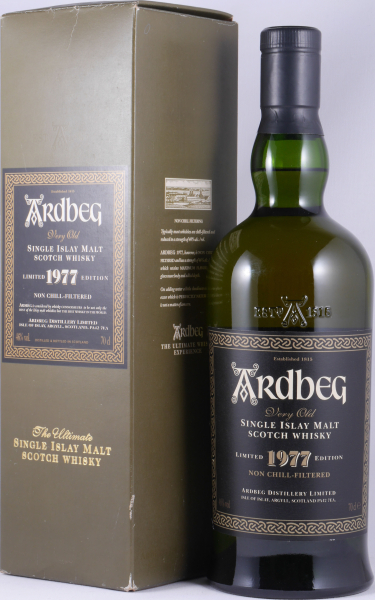 Ardbeg 1977 Non Chill-Filtered Limited Edition Very Old Islay Single Malt Scotch Whisky 46.0%