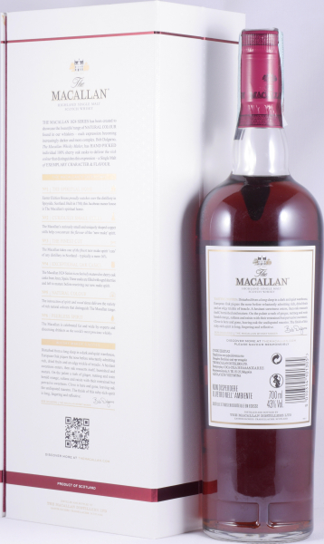 Macallan Ruby The 1824 Series Limited Edition Highland Single Malt Scotch Whisky 43,0%