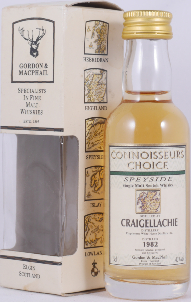 Craigellachie 1982 Gordon und MacPhail Connoisseurs Choice Miniatur Speyside Single Malt Scotch Whisky 40,0%