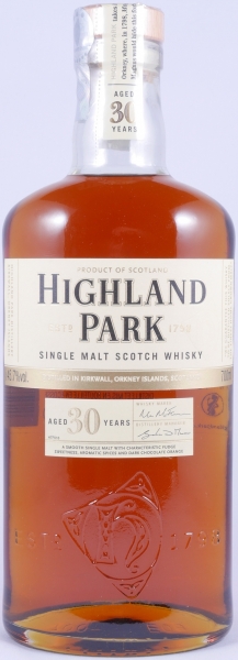 Highland Park 30 Years Release 2013 Orkney Islands Single Malt Scotch Whisky 45,7%