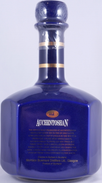 Auchentoshan 22 Years Limited Edition Blue Buchan Ceramic Bottle Lowland Single Malt Scotch Whisky 43.0%