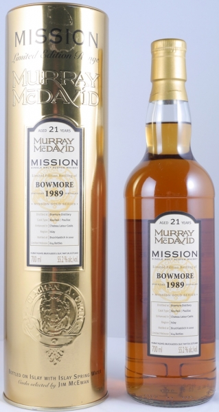 Bowmore 1989 21 Years Bourbon/Chateau Latour Cask Murray McDavid Mission Gold Series Islay Single Malt Scotch Whisky 55,2%