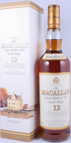 Macallan 12 Years Sherry Oak Highland Single Malt Scotch Whisky 40.0%