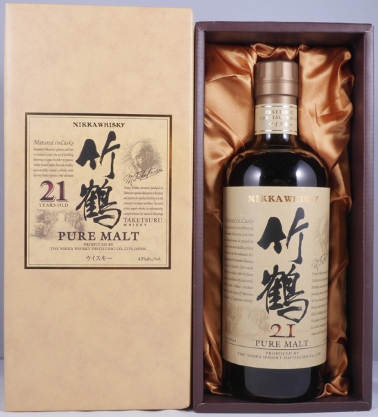 Nikka Taketsuru 21 Years Japan Pure Malt Blended Whisky Special old Japan Release 43,0%