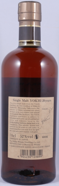 Nikka Yoichi 20 Years Japan Single Malt Whisky No Box 52,0%