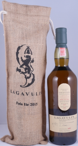 Lagavulin Vintage 1991 24 Years Feis Ile 2015 Limited Edition Islay Single Malt Scotch Whisky Cask Strength 59,9%