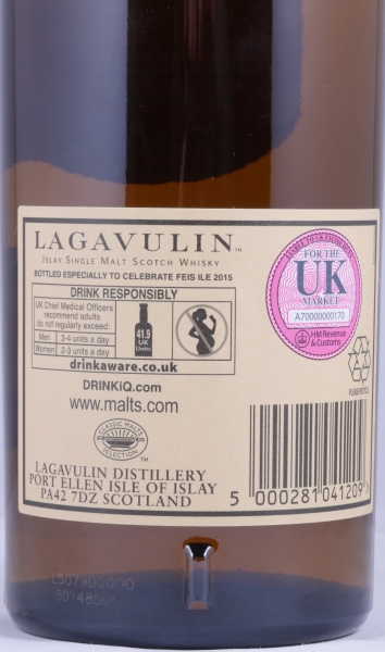 Lagavulin Vintage 1991 24 Years Feis Ile 2015 Limited Edition Islay Single Malt Scotch Whisky Cask Strength 59,9%