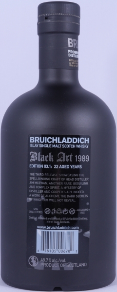 Buy Bruichladdich Black Art 03.1 1989 Limited Edition Release 22 