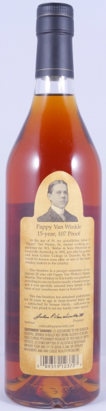 Pappy Van Winkles 15 Years Family Reserve Kentucky Straight Bourbon Whiskey 53.5%