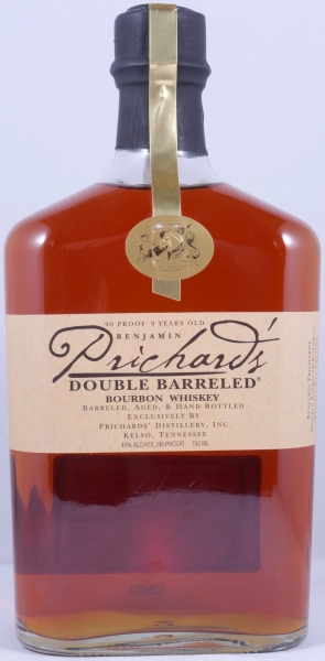 Prichards 9 Years Double Barreled Tennessee Straight Bourbon Whiskey 45.0%