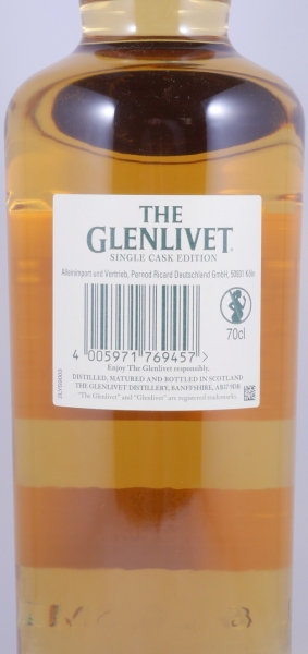 Glenlivet 1996 15 Years 2nd fill Hogshead Cask No. 16242 Kilimanjaro Speyside Single Malt Scotch Scotch Whisky 58,2%