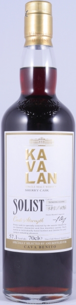 Kavalan Solist 2006 8 Years Oloroso Sherry Cask No. S060821056 Limited Release 2015 Cava Benito for Andorra Taiwan Single Malt Whisky 57,1%