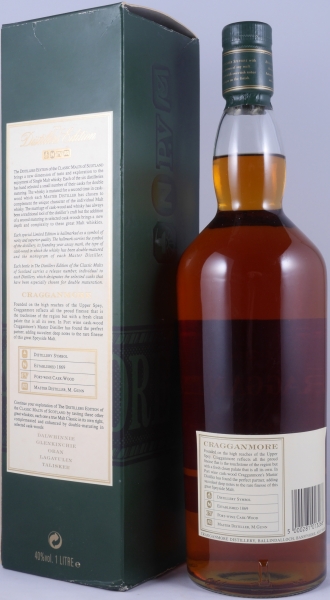 Cragganmore 1984 12 Years Distillers Edition 1997 1st Special Release CggD-6549 Speyside Single Malt Scotch Whisky 40.0% 1.0L