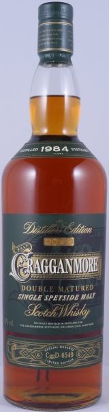 Cragganmore 1984 12 Years Distillers Edition 1997 1st Special Release CggD-6549 Speyside Single Malt Scotch Whisky 40.0% 1.0L