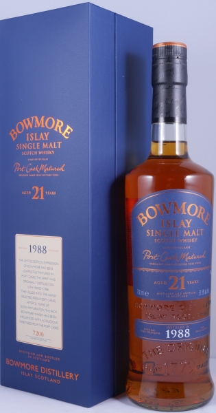 Buy Bowmore 1988 21 Years-old Port Cask Limited Edition Islay