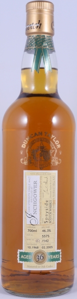 Inchgower 1968 36 Years Oak Cask No. 5575 Duncan Taylor Cask Strength Rare Auld Edition Speyside Single Malt Scotch Whisky 46.3%