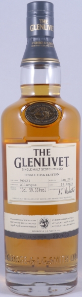 Glenlivet Allargue 18 Years Oak Cask No. 96421 Speyside Single Malt Scotch Whisky Cask Strength 59,33%