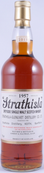 Strathisla 1957 53 Years First Fill Sherry Butt Cask No. 1722 Gordon und MacPhail Speyside Single Malt Scotch Whisky 43.0%