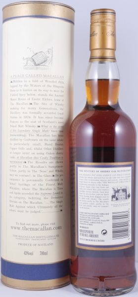 Macallan 1985 18 Years Sherry Oak Highland Single Malt Scotch Whisky 43.0%