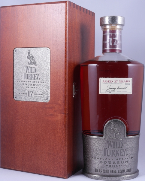 Wild Turkey 17 Years Japan Special Release Limited Edition Bottle No. M518 Kentucky Straight Bourbon Whiskey 50,5%