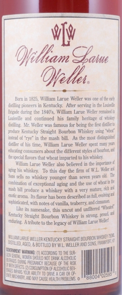 William Larue Weller 1998 Fall of 2010 Buffalo Trace Antique Collection Kentucky Straight Bourbon Whiskey 63,3%