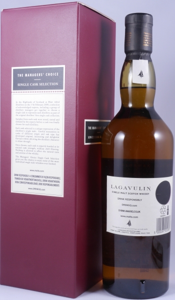 Lagavulin 1993 15 Years European Bodega Sherry Cask No. 4477 Managers Choice Single Cask Selection Islay Single Malt Scotch Whisky 54,7%