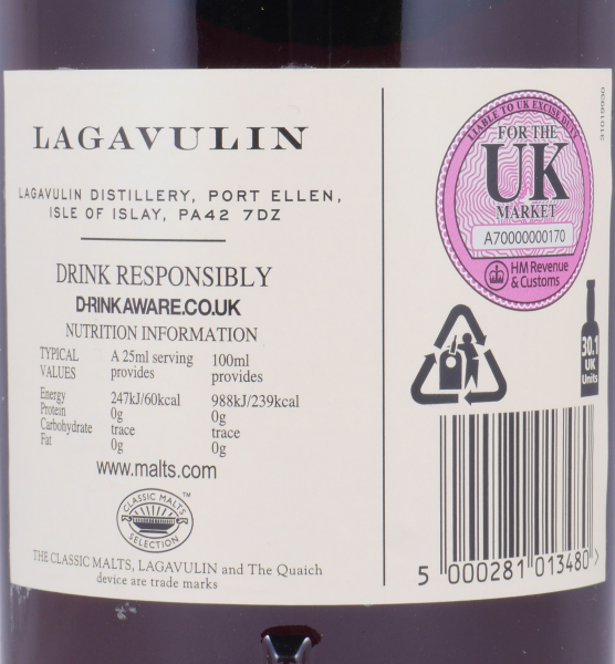 Lagavulin 1990 16 Years Distillers Edition 2006 Special Release lgv.4/494 Islay Single Malt Scotch Whisky 43,0%