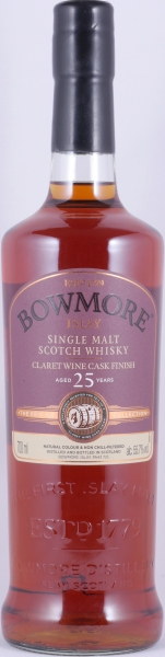 Bowmore 1990 25 Years Feis Ile 2016 Claret Wine Cask Finsh Limited