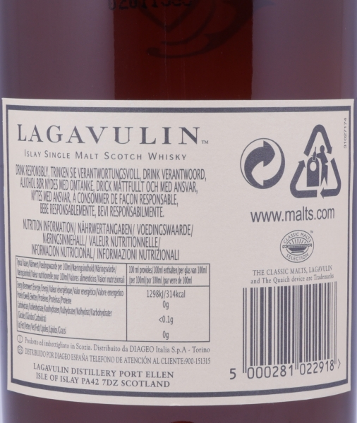 Lagavulin 1985 21 Years European Oak Sherry Casks Limited Special Release 2007 Islay Single Malt Scotch Whisky 56.5%