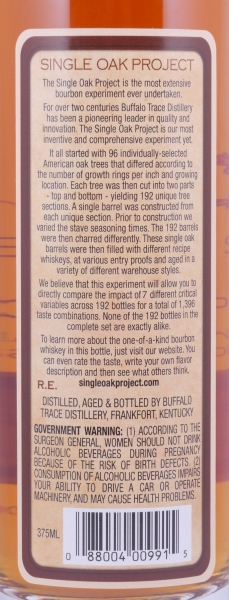 Buffalo Trace Single Oak Project Barrel #101 Kentucky Straight Bourbon Whiskey Releases Ninth 45.0%