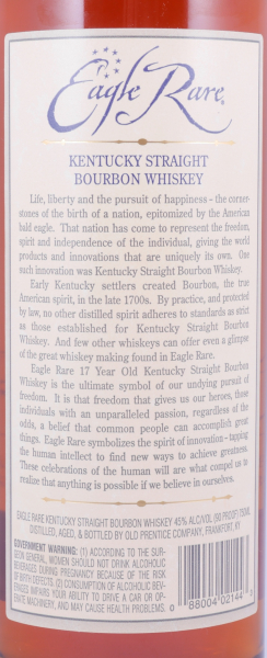 Eagle Rare 1988 17 Years Fall of 2005 Buffalo Trace Antique Collection Kentucky Straight Bourbon Whiskey 45,0%