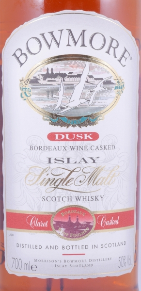Bowmore Dusk Claret Casked Finished Seagull Label Islay Single Malt Scotch Whisky Cask Strength 50.0%