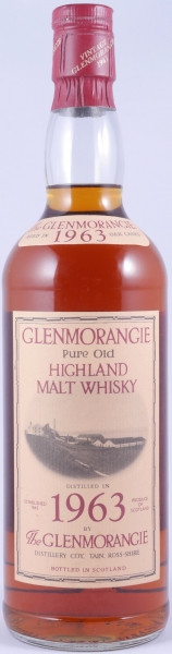 Glenmorangie 1963 23 Years Pure Old Highland Single Malt Scotch Whisky 43,0%