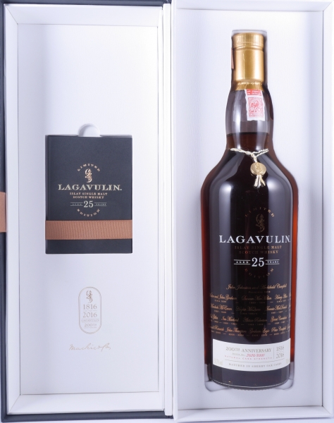 Lagavulin 1991 25 Years Special Release 2016 200 Years of Lagavulin Distillery Managers Islay Single Malt Whisky Cask Strength 51,7%