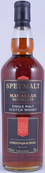 Macallan Speymalt 1972 42 Years First Fill Sherry Cask Highland Single Malt Scotch Whisky 43,0%