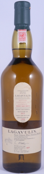 Lagavulin 1998 14 Years Refill Sherry Butt Cask No. 1716 Feis Ile 2012 Limited Edition Islay Single Malt Scotch Whisky Cask Strength 55,1%