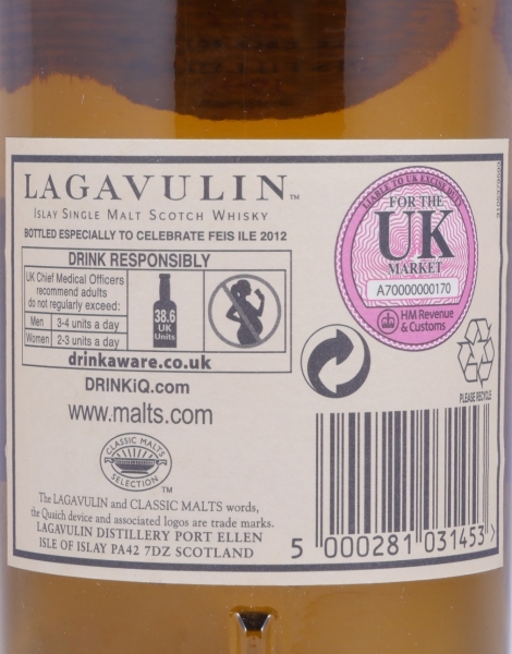 Lagavulin 1998 14 Years Refill Sherry Butt Cask No. 1716 Feis Ile 2012 Limited Edition Islay Single Malt Scotch Whisky Cask Strength 55,1%