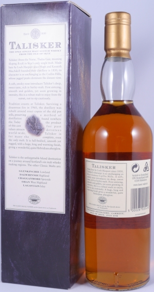 Talisker 10 Years Gray Stone Label Isle of Skye Single Malt Scotch Whisky 45.8%