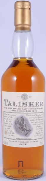 Talisker 10 Years Gray Stone Label Isle of Skye Single Malt Scotch Whisky 45.8%