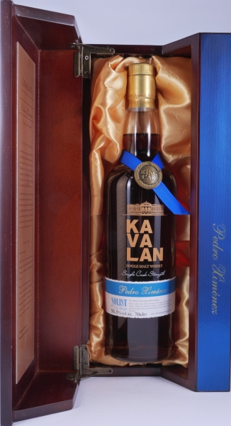 Kavalan Solist 2010 Pedro Ximenez Sherry Cask No. PX100714032A Release 2016 Taiwan Single Malt Whisky 56,3%