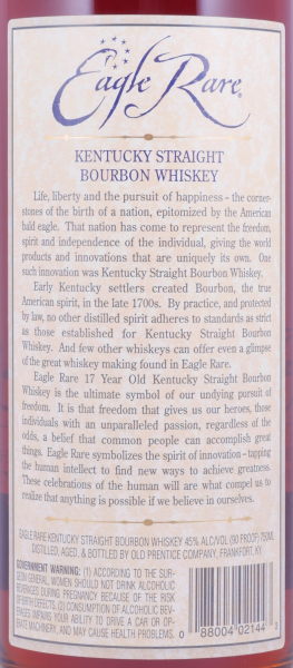 Eagle Rare 1985 17 Years Fall of 2002  Buffalo Trace Antique Collection Kentucky Straight Bourbon Whiskey 45,0%