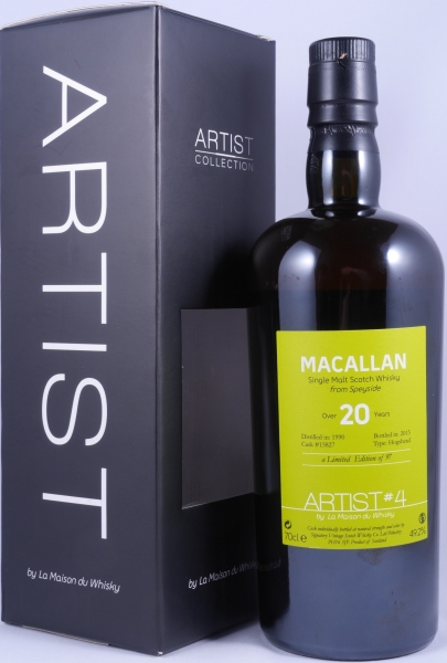 Macallan 1990 over 20 Years Hogshead Cask No. 15827 La Maison du Whisky Artist #4 Highland Single Malt Scotch Whisky 49.2%