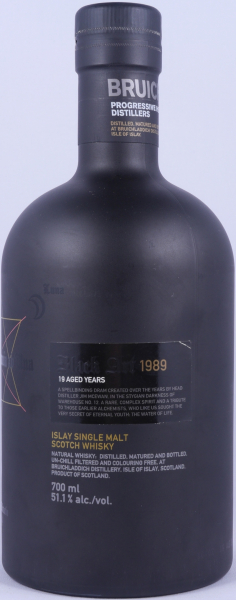 Bruichladdich Black Art 1989 19 Years 1st Limited Edition Release 2009 Islay Single Malt Scotch Whisky Cask Strength 51.1%