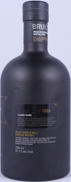 Bruichladdich Black Art 1989 19 Years First Limited Edition Release 2009 Islay Single Malt Scotch Whisky Cask Strength 51,1%