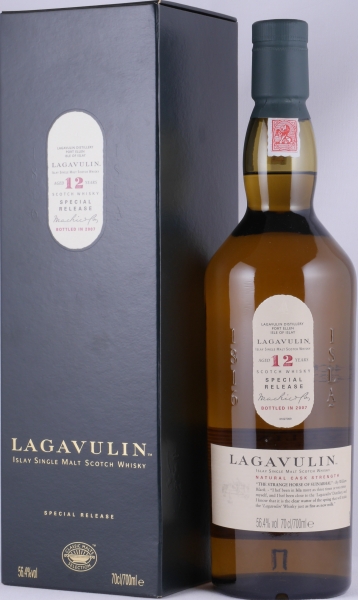 Lagavulin 1995 12 Years 7th Special Release 2007 Limited Edition Islay Single Malt Scotch Whisky Cask Strength 56.4%