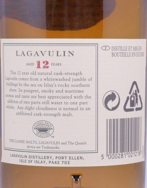 Lagavulin 1994 12 Years 6th Special Release 2006 Limited Edition Islay Single Malt Scotch Whisky Cask Strength 57.5%