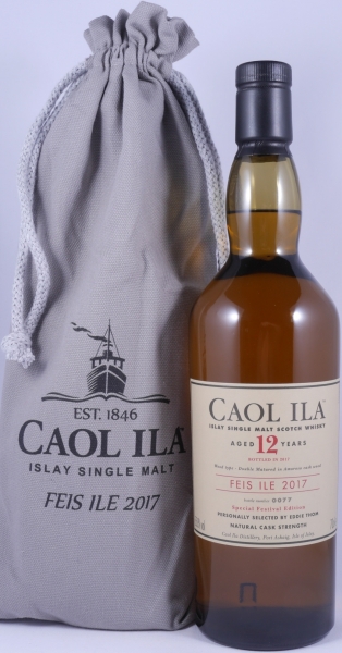 Caol Ila 12 Years Double Matured in Amoroso Sherry Casks Feis Ile 2017 Limited Edition Islay Single Malt Scotch Whisky 55,8%