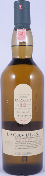 Lagavulin 2003 12 Years 15th Special Release 2015 Limited Edition Islay Single Malt Scotch Whisky Cask Strength 56,8%