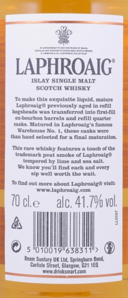 Laphroaig 27 Years limited Edition 2017 Double Matured Islay Single Malt Scotch Whisky Cask Strength 41.7%