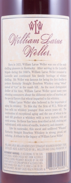 William Larue Weller 1991 Fall of 2006 Buffalo Trace Antique Collection Kentucky Straight Bourbon Whiskey 64.95%